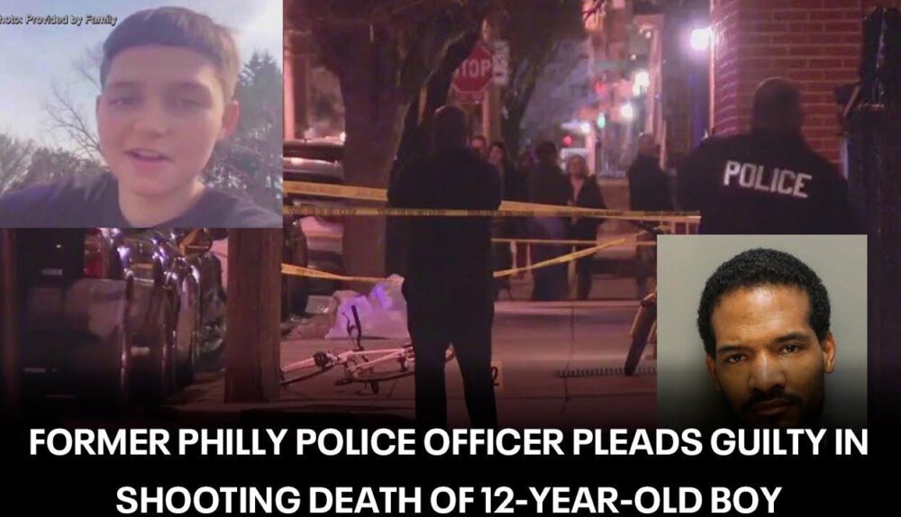 Ex-Philadelphia police officer pleads guilty in shooting death of 12-year-old boy